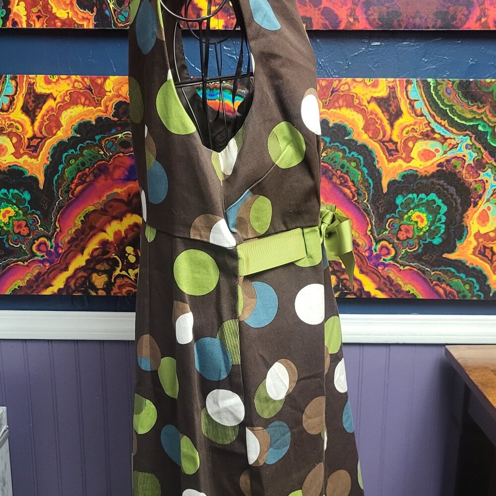 Jessica Howard ~ Sz 14 ~ Polka Dot Sheath Dress ~ Excellent Condition - Picture 4 of 10